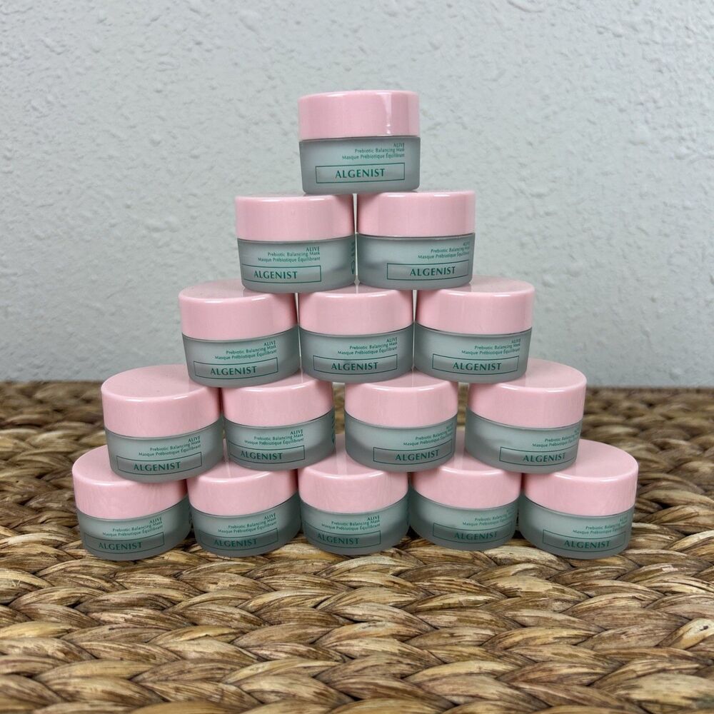 NEW Algenist ALIVE Prebiotic Balancing Mask Travel Size 0.27 fl oz, 15ct, No Box